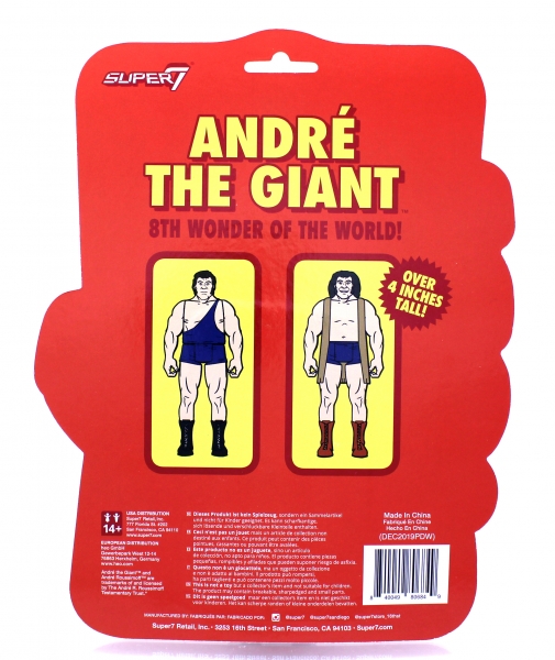 ReAction Figures André the Giant Actionfigur mit Weste von Super7